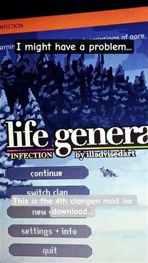 Im kinda addicted to clangen and its mods... #clangen #warriorcats #lifegen #Clangenmod