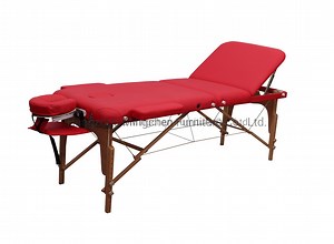 [Hot Item] Easy to Assemble Massage Table Bed Leather Portable SPA Table