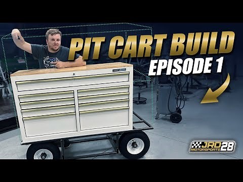 DIY NASCAR Style Racing Pit Cart Build: Episode 1