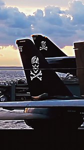 Executive Decision (1996) features U.S. Navy F-14 Tomcats from the famed “Jolly Rogers” scrambling to intercept a hijacked Boeing 747 in a tense, high-stakes thriller. #f14 #vf84 | Combat Aviationist