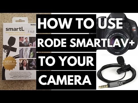 How To Use Rode Smartlav+ To Your Camera - Rode SC3 Test