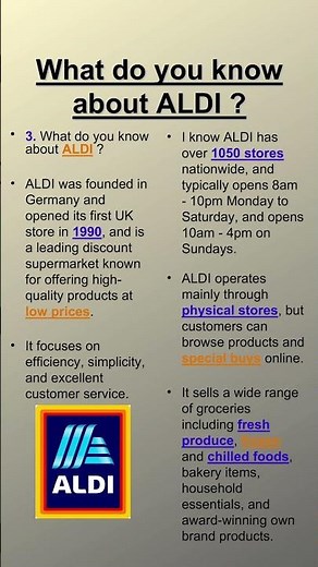 ALDI Interview Tips in Under a Minute