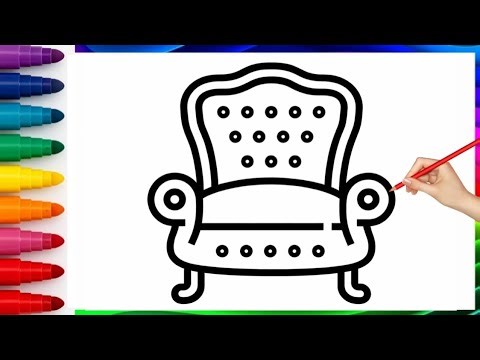 Fun Sofa Drawing for Kids | Easy Furniture Art Lesson