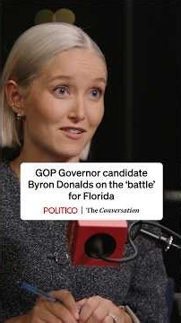 GOP Governor candidate Byron Donalds on the 'battle' for Florida