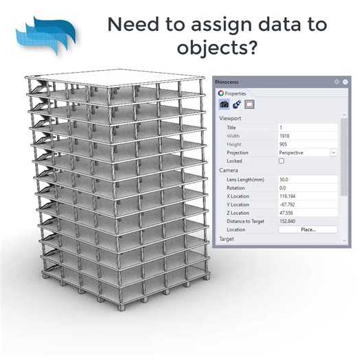 Data assignment automation! Need to assign data to objects in the model? Don't do it manually! With the VisualARQ Grasshopper components you can automate this process. #rhino3d #Visualarq #bim #flexiblebim #architecture3d #architecture2d #parametricarchitecture #softwarearchitecture #grasshopper3d #architecturaldrawings #freeformarchitecture #visualarqfeatures | VisualARQ | Facebook