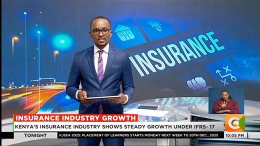 Insurance Industry Growth: Kenya’s insurance industry shows steady growth under IFRS- 17 Non-life insurance remains strongest contributor Life insurance expands through group policies Insurance coverage slowly improving at 2.4 percent #CitizenTonight | Citizen TV Kenya