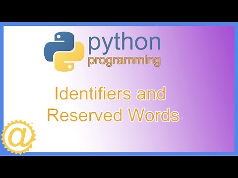 Python Identifiers and Reserved Words / Keywords with Examples