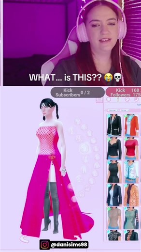 What is this prom outfit 😭💀 my Sim needs help #sims4 #simstok #simsglitch #promnight #shorts