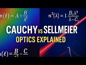 Cauchy vs Sellmeier Relation | Refractive Index & Dispersion Explained | BSc/MSc Physics