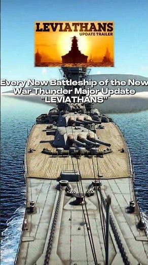 All New Battleships for War Thunder!😱 #warthunder