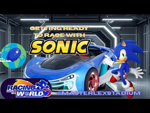Getting ready to race with Sonic! #makeover #customized #sonicracing
