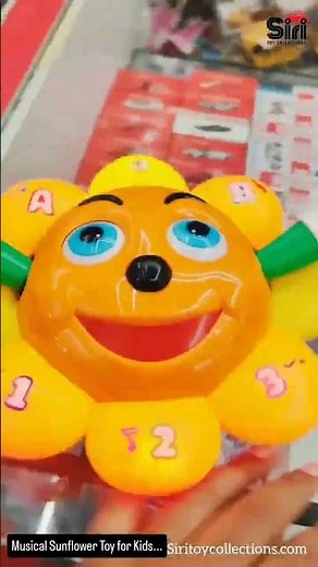 Musical Sunflower Toy For Kids 🌻🎶 | Dancing, Singing And Fun Playtime! | #SiriToyCollections #Kids