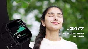 Smart Watch for Android & iPhone [46mm], Answer/Make Call, Sleep & Stress Tracking, 120+ Sports Modes, GPS Activity Tracker, Water Resistant (Starlight)