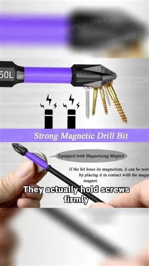 These Magnetic Screwdriver Bits Make Screws Impossible to Drop 😱
