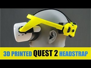 I designed a 3D Printed Quest 2 Head Strap!