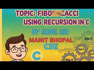 Fibonacci using recursion in c