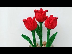 Tutorial on Making Crochet Tulips for Beginners