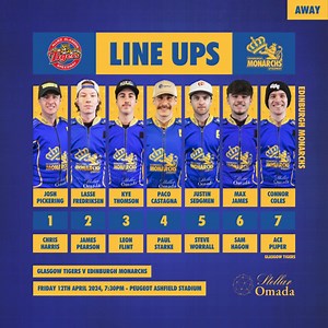 👑 Here are the teams for tonight's Scottish derby! Let's go Monarchs! 🔵 Follow the live score on the official website from 7:30pm 👉 www.edinburghmonarchs.co.uk/live | Edinburgh Monarchs Speedway