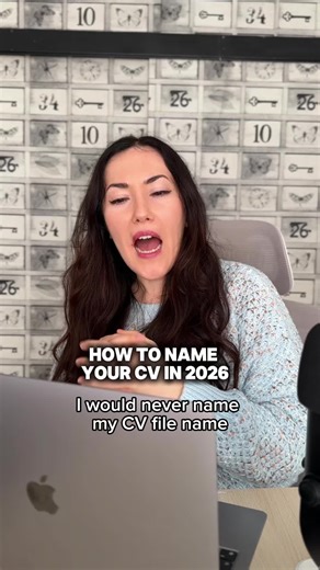 How to name a CV file in 2026