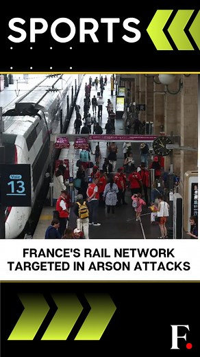 1K views | #FPReels | France: High-Speed Rail Lines Disrupted In Arson Attacks Ahead of Olympics Opening Ceremony France’s high-speed train network was hit by multiple arson and sabotage on Friday, disrupting travel before the Paris Olympics’ Opening Ceremony. SNCF described the attack as a major attempt to cripple their services, leading to numerous train cancellations and diversions. Travellers were advised to postpone their trips and avoid the stations. | Firstpost | Facebook