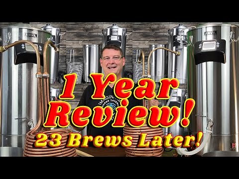 Anvil Foundry 10.5 gallon system review after 1 year & 23 Home Brews