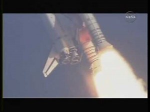 Endeavor launch 8-8-2007 (NASA TV)