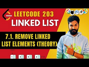 203.1 Remove Linked List Elements (Theory) | #7 | Linked List Playlist | #leetcode #linkedlist #dsa