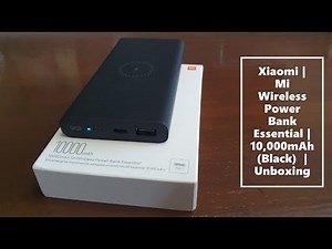 Xiaomi | Mi Wireless Power Bank Essential | 10,000 mAh (Black) | Unboxing