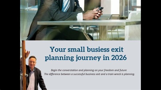 Exit planning for small business Jan 2026 - manufacturing | Geoff Gartly CA, CEPA, Certified Value Builder Advisor