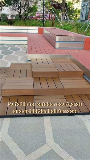 See this wpc deck tile! #wpc #deck #outdoors #garden #diy #home #wood #composite