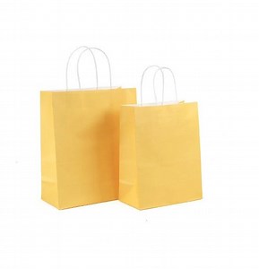 [Hot Item] Packaging Clothing Made Handle Recycle Custom Logo Craft Food Take Away Bread Food Paper Bags