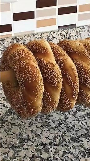 EASY SIMIT RECIPE AT HOME ✅ NO MORE BUYING FROM OUTSIDE!!!💯 HOW CAN I MAKE SIMIT AT HOME?💯 #simit...