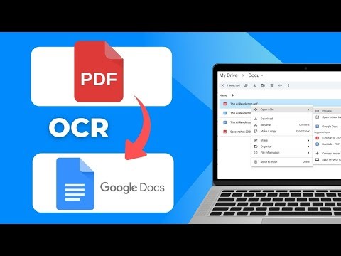 1 Min How To Ocr Convert Pdf To Google Docs