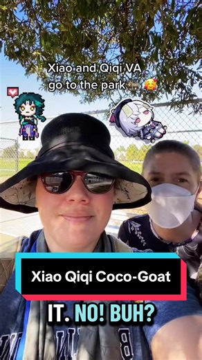 Xiao/Qiqi Coco-Goat flashback with @ChristieCateVo #onthisday #cocogoat #qiqi #xiao #genshin