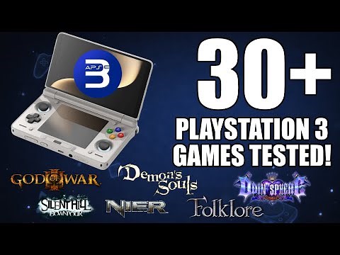 AYN Thor PS3 Emulation | aPS3e | 30+ Games Tested + Settings