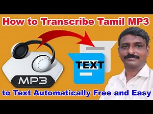 How to Transcribe Tamil MP3 to Text Automatically Free and Easy using Online