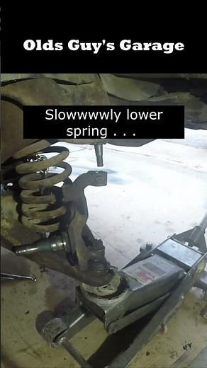 Dropping a front spring in a minute!