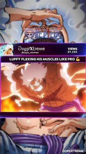 Luffy flexing muscles #onepiece #edit #share #like #comment #shorts #trending #luffy
