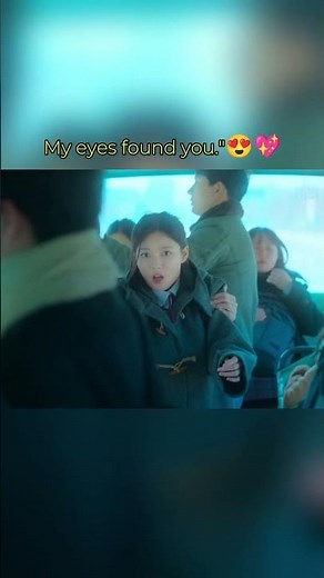 My eyes found you.. 😍💖 | School Bus Love Story | Cute Romantic Status #shorts