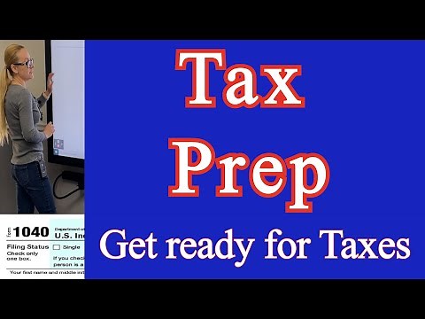 Checklist - Tax documents needed to efile 1040.