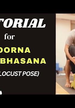 How to do Poorna Salabhasana (Full Locust Pose) | Advanced yoga pose for backbend