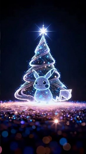 ✨ Magical Christmas Glow! Santa, Pikachu & Hello Kitty Holiday Animations! 🎄🎅 #christmas