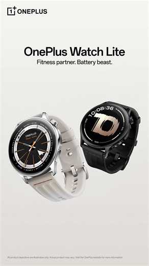 Meet the #OnePlusWatchLite ❤️ Light enough to forget. Powerful enough to rely on.