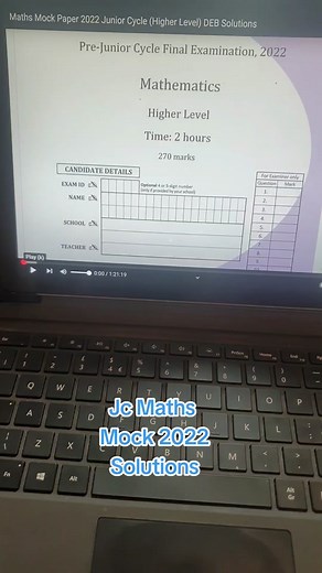 Maths mocks #maths #mathsmocks #mocks #mocks2024 #jc2024 #juniorcycle #juniorcyclemaths #juniorcyclemocks #mathsgrinds #education #tullamaths #solutions