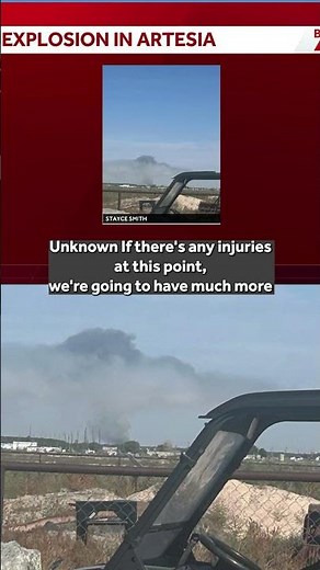 Crews are at the scene of an explosion at an oil refinery in Artesia, New Mexico.#breakingnews #news