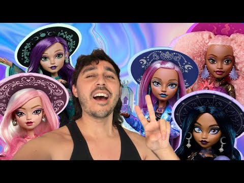 NEW Moonspell Magic Witch Dolls! First Look At Monster High’s New Spin-off Doll Line! 🔮🌙🩶