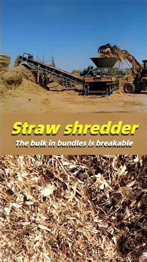 The Ultimate Shredding of Straw Shredder,Turning Agricultural Waste into Resources!