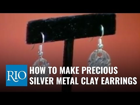 How to Make Precious Silver Metal Clay Earrings