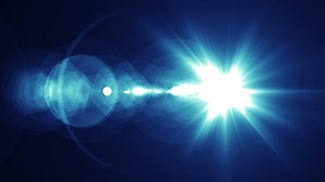 Lens Flare Transitions Blue And Orange