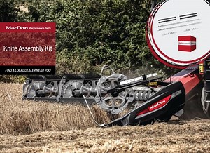 29 reactions | GET MORE with MacDon Performance Parts! Our Knife Assembly Kits offer a MORE convenient way for you to replace the complete knife on the header with one single package. Visit your local dealer today to replenish your stock before the next harvest season! Check out our Parts Guide to find the kit that suits you most: https://bit.ly/MacDon-PartsGuide-2024 | MacDon Industries Ltd. | Facebook